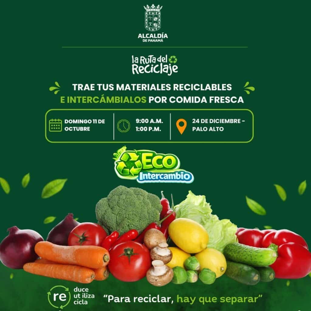programa Eco Intercambio de la Alcaldía de Panamá